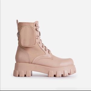 ISO EGO combat boots nude